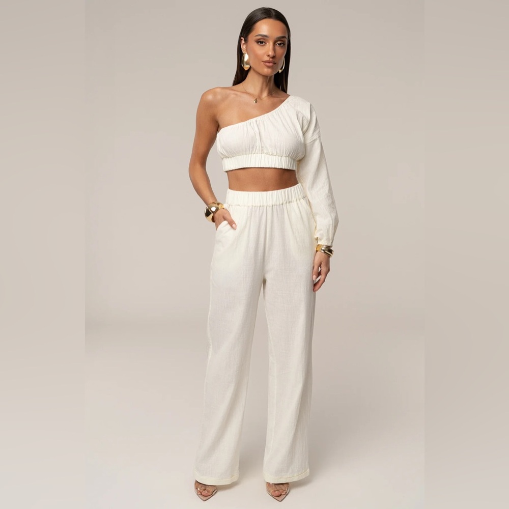 Ivory Coastal Tide Pant Set